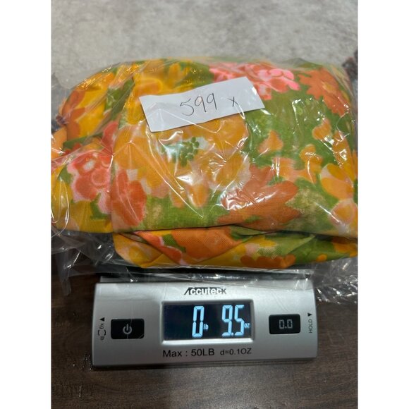 Vintage At Home Wear Van Raalte Sash Belt Floral Maxi Dress Size Medium Boho - Picture 9 of 9